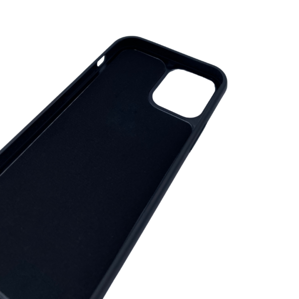 Black Croco Faux Leather Phone Case - Image 5